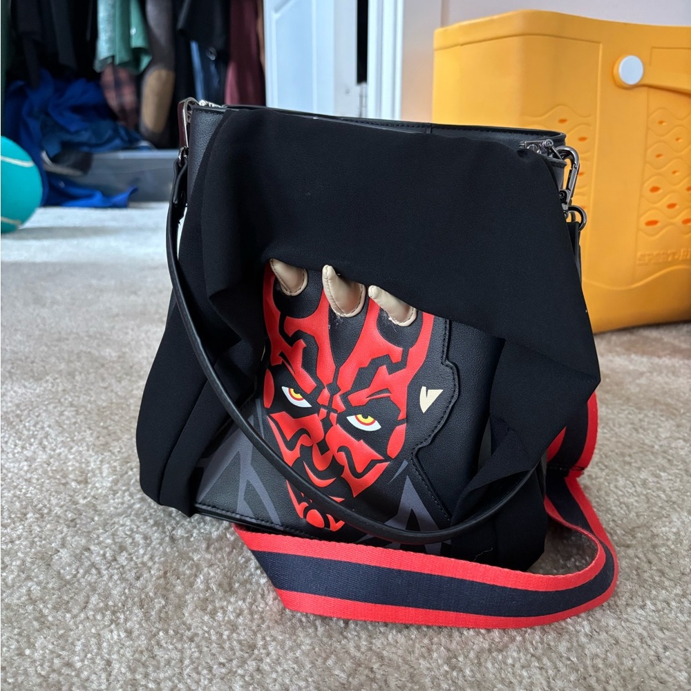 Star Wars Darth Maul Black and Red Messenger Bag